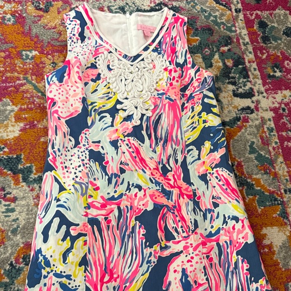 Lilly Pulitzer Kids Formal Dress - Pink, Blue, White